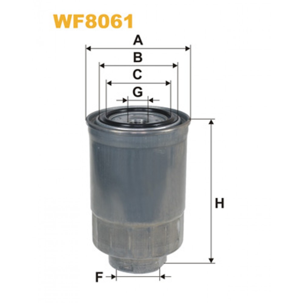 WF8061 - ΦΙΛΤΡΟ ΚΑΥΣΙΜΟΥ FORD/MAZDA RANGER/BT-50(CD,UN) 2.5-3.0 TDCI 06-15