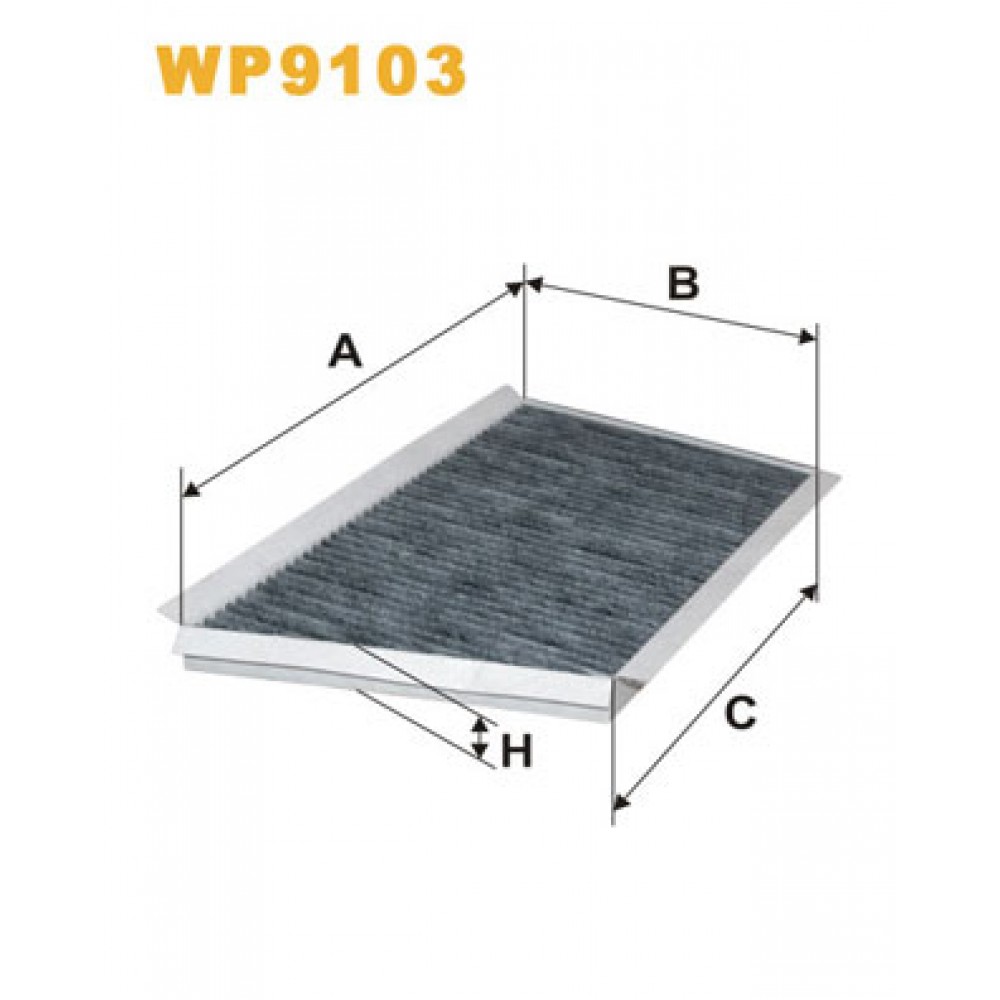 WP9103 - ΦΙΛΤΡΟ ΚΑΜΠΙΝΑΣ M/B C-CLASS(W203) C180,C200 00-07